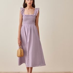 Reformation Lavender Noreen Dress